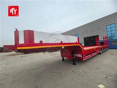 RY-5 tengely alacsony ágyú trailerron acél anyag
