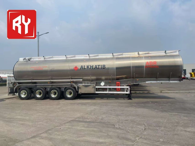 Light Weight Aluminum Oil Tank Trailer, Durable Alloy Tank For Fuel Transport best
