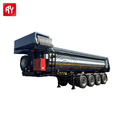 3 tengely 30 cbm tipró félpótkocsinak hátsó dump pótlója